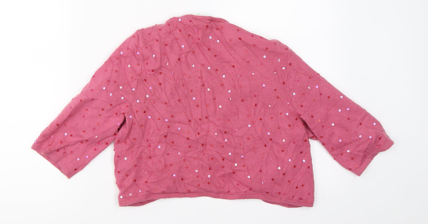 Coast Womens Pink   Cardigan Jumper Size 10