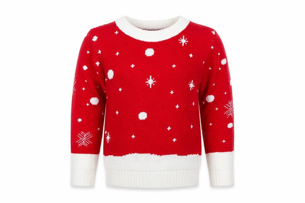 Preworn Boys Red   Pullover Jumper Size 3-4 Years