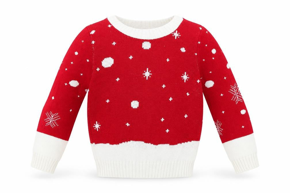 Preworn Boys Red   Pullover Jumper Size 3-4 Years