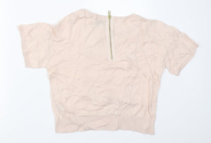 Topshop Womens Beige   Pullover Jumper Size 6