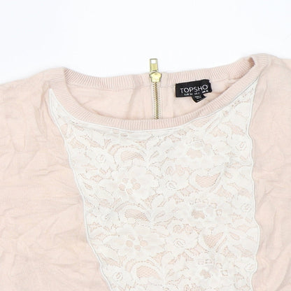 Topshop Womens Beige   Pullover Jumper Size 6