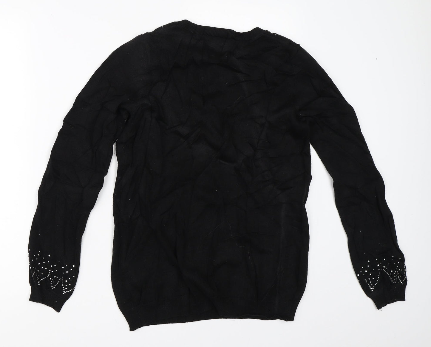 Dorothy Perkins Womens Black   Pullover Jumper Size 10
