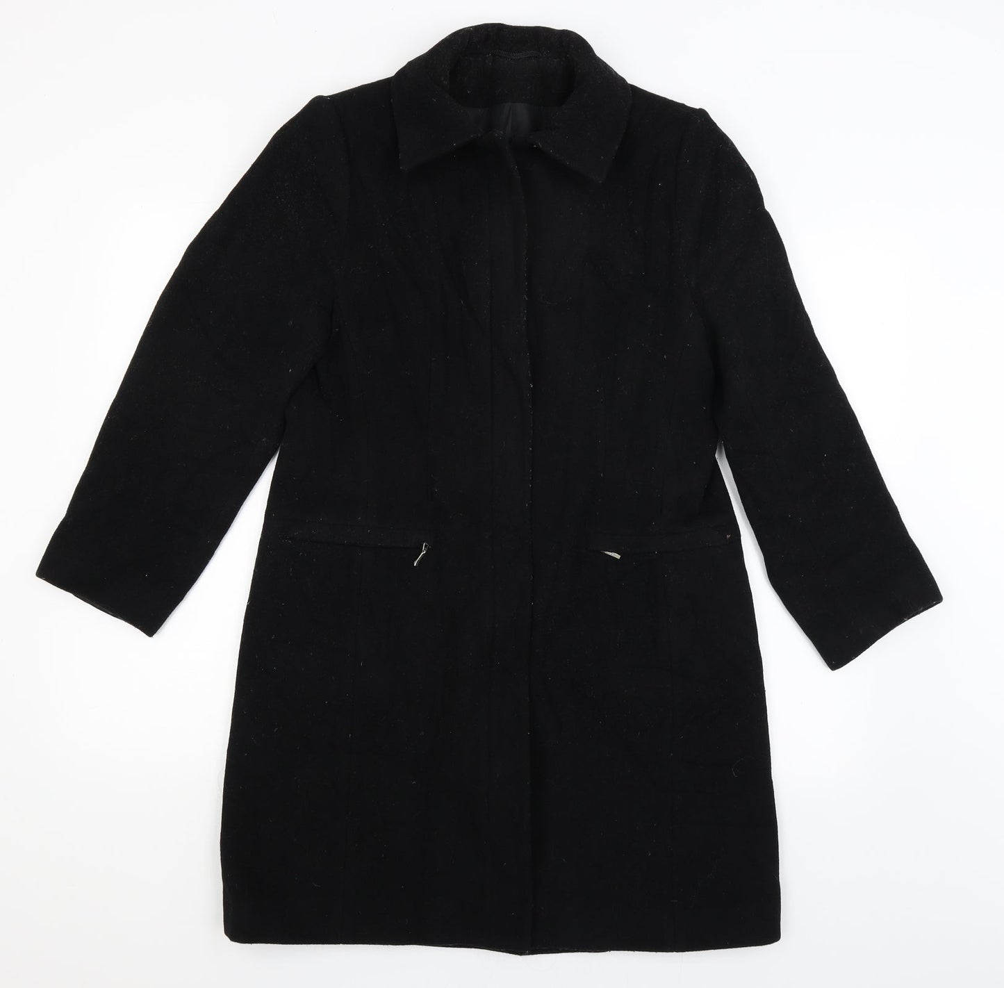 NEXT Womens Blue   Overcoat Coat Size 10