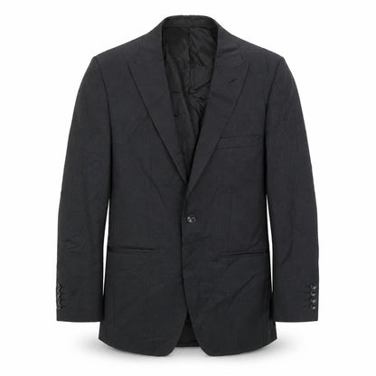 Front view of Autograph men’s black jacket blazer, size M