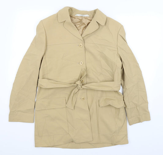 St Michael Womens Beige   Jacket Blazer Size 14
