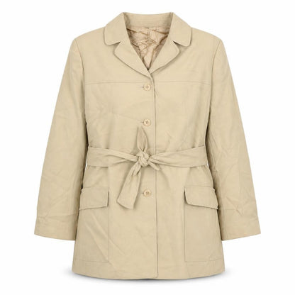 St Michael Womens Beige Jacket Blazer Size 14