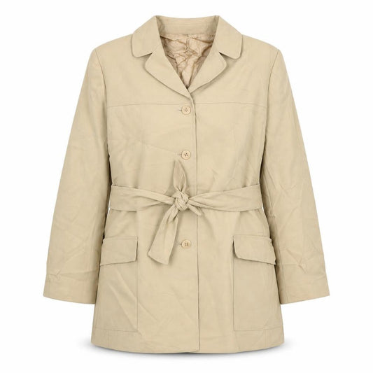 St Michael Womens Beige Jacket Blazer Size 14