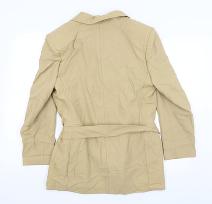 St Michael Womens Beige Jacket Blazer Size 14