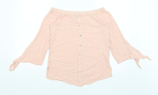 George Womens Pink   Basic T-Shirt Size 10