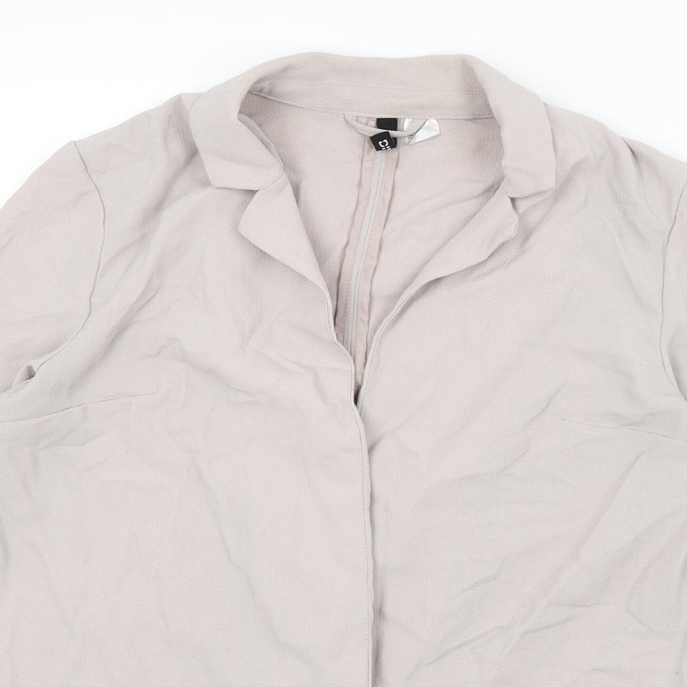 Divided Womens Grey   Jacket Blazer Size 10