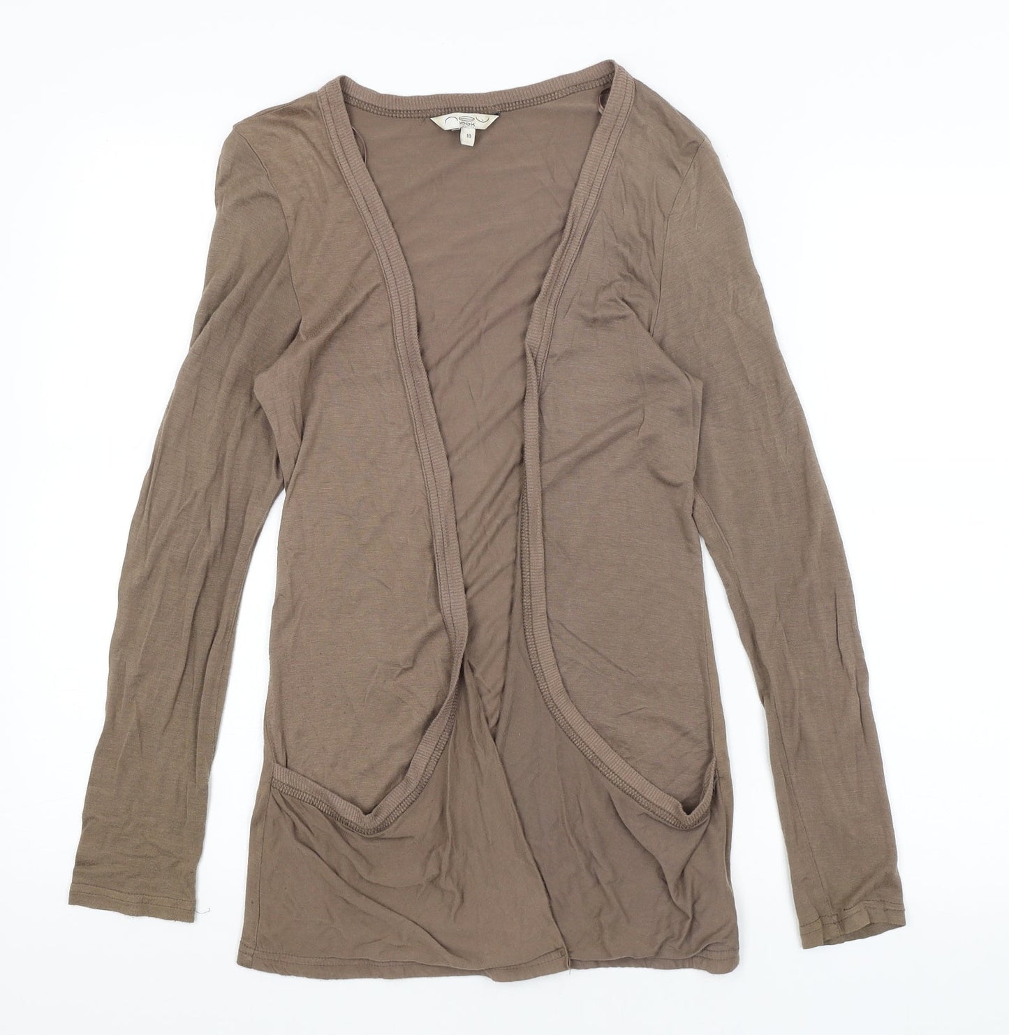 New Look Womens Brown   Wrap Jumper Size 10