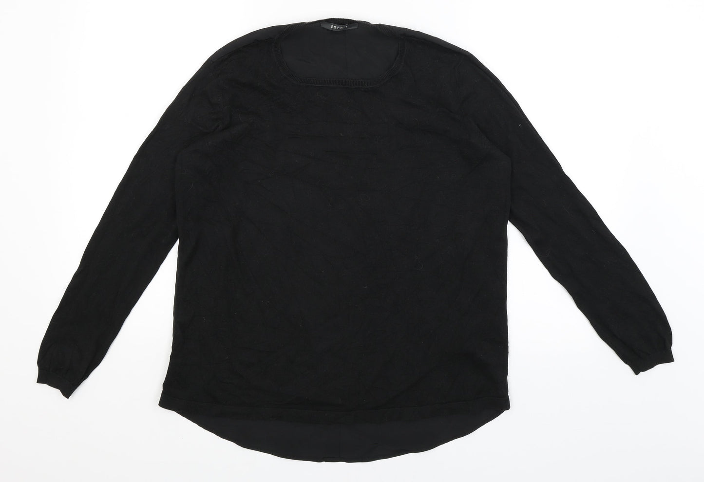Espirit Womens Black   Basic Blouse Size S