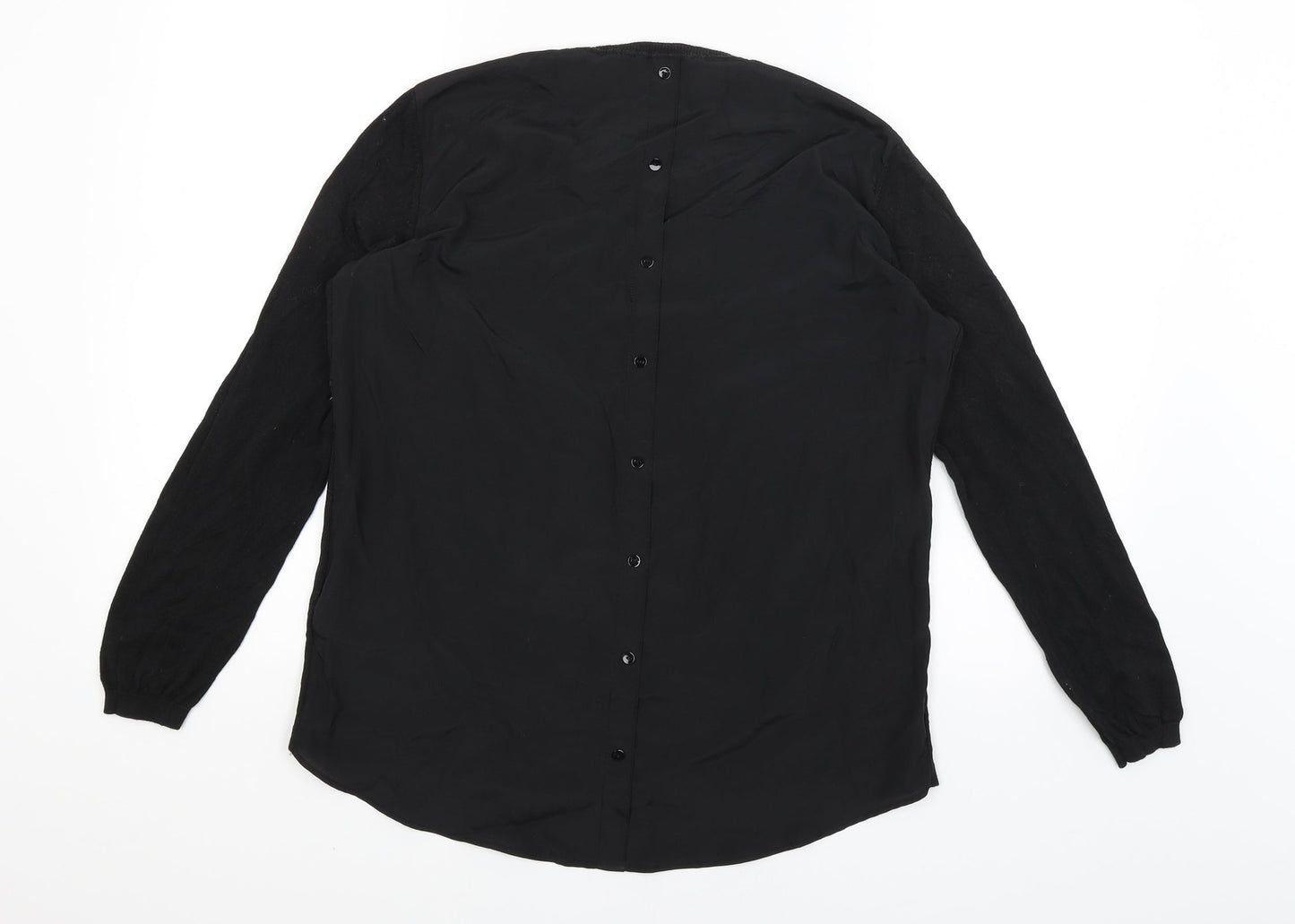 Espirit Womens Black   Basic Blouse Size S