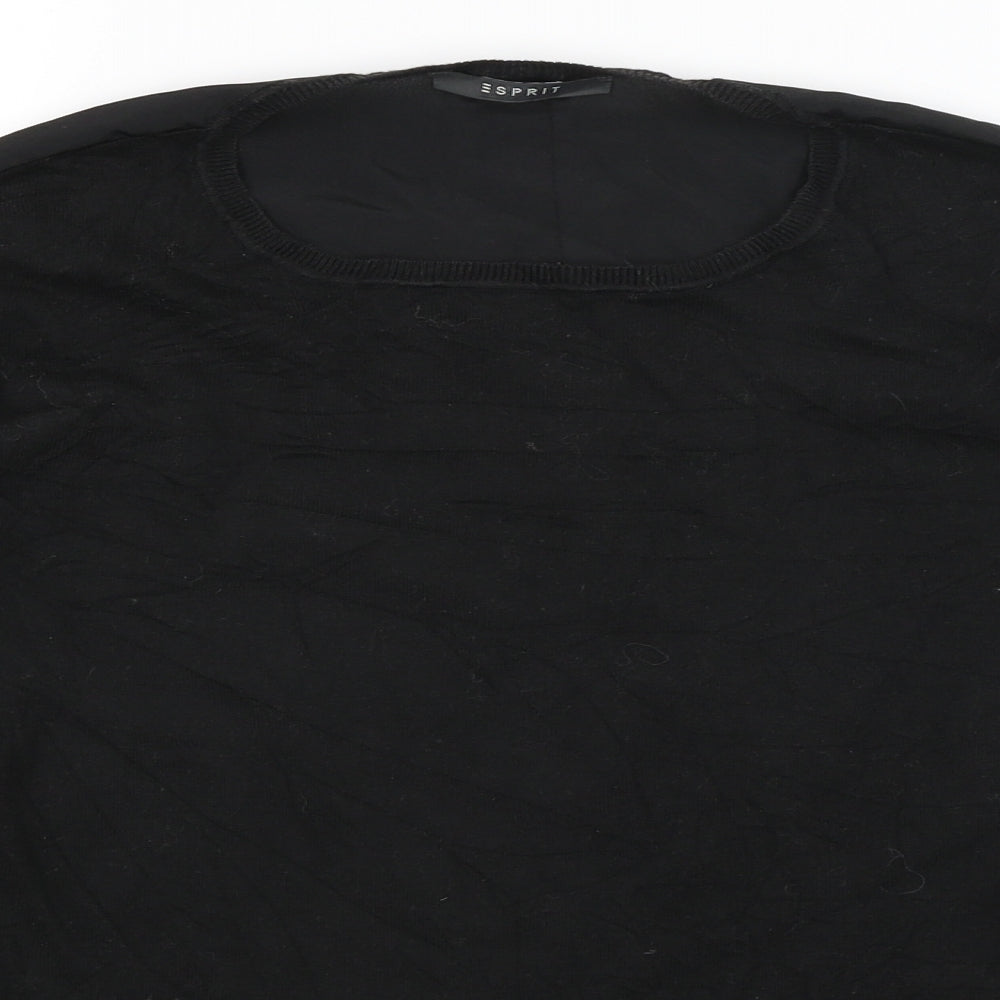 Espirit Womens Black   Basic Blouse Size S