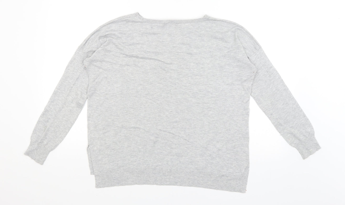 Oasis Womens Grey   Pullover Jumper Size S