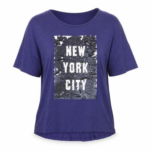 Tu Womens Blue   Basic T-Shirt Size 18