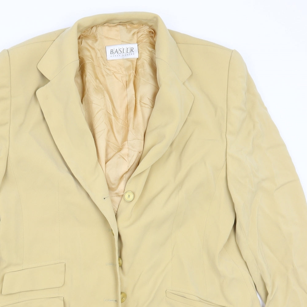 Bashler Womens Yellow   Jacket Blazer Size 14