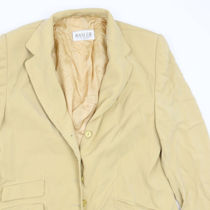 Bashler Womens Yellow   Jacket Blazer Size 14
