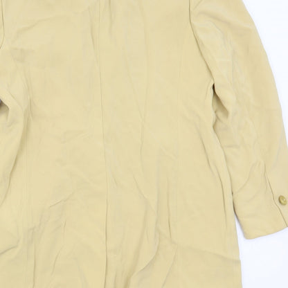 Bashler Womens Yellow   Jacket Blazer Size 14
