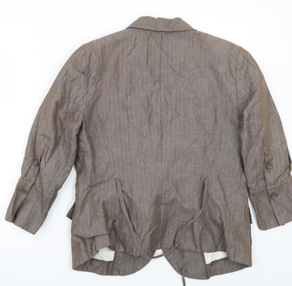 Next Womens Brown   Jacket Coat Size 16