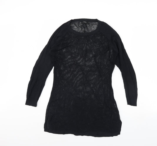Lindex Womens Black   Pullover Jumper Size S