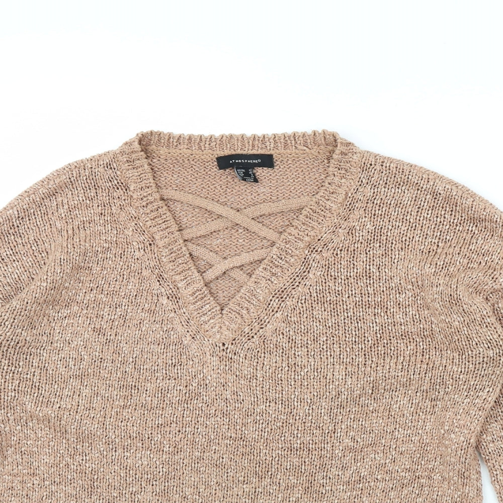Atmosphere Womens Beige   Pullover Jumper Size 12