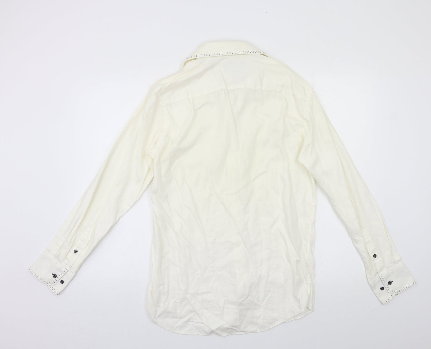 NEXT Mens White    Button-Up Size S