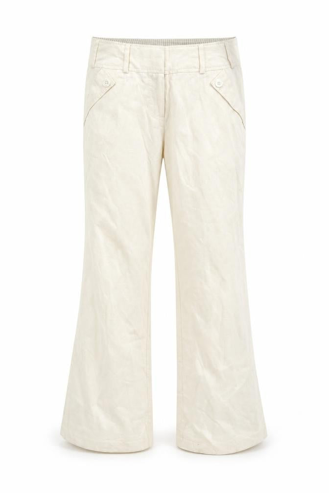 New Look Womens White   Sweatpants Trousers Size 8 L25 in