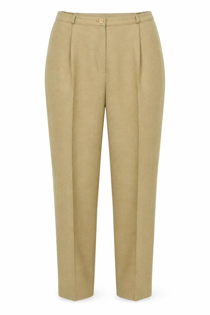 EWM Womens Beige   Dress Pants Trousers Size 16 L28 in
