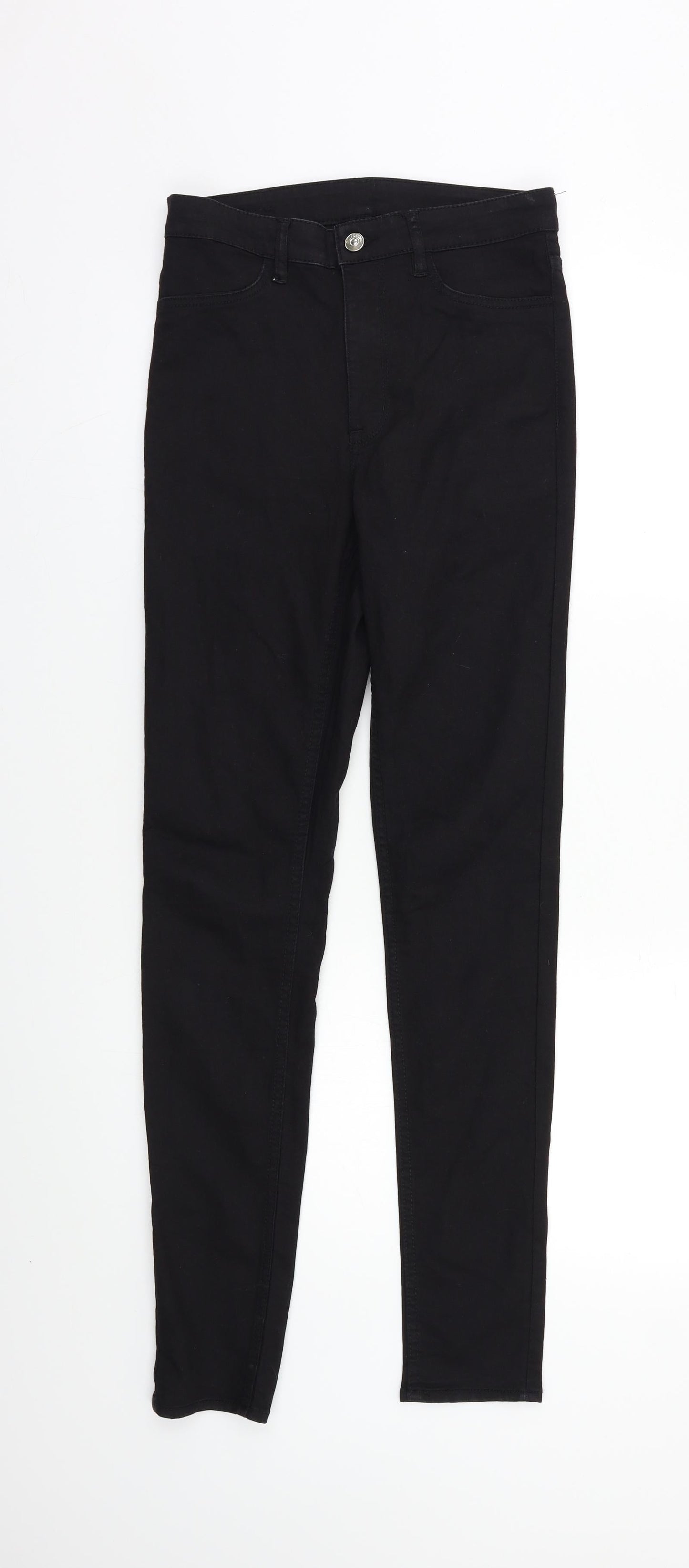 H&M Womens Black   Skinny Jeans Size 8 L28 in