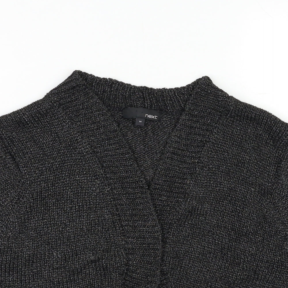 NEXT Womens Black   Shrug Jumper Size 14