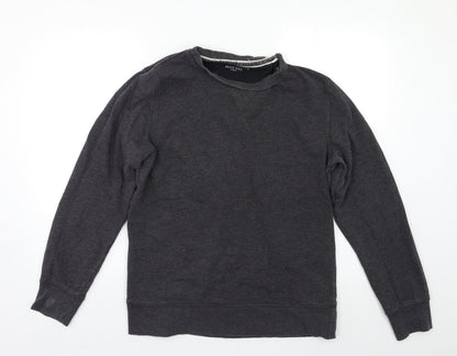 Brave Soul Mens Grey   Pullover Sweatshirt Size L