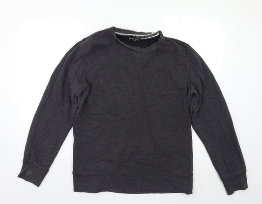 Brave Soul Mens Grey   Pullover Sweatshirt Size L