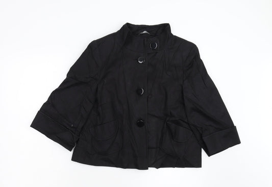 BHS Womens Black   Jacket  Size 10