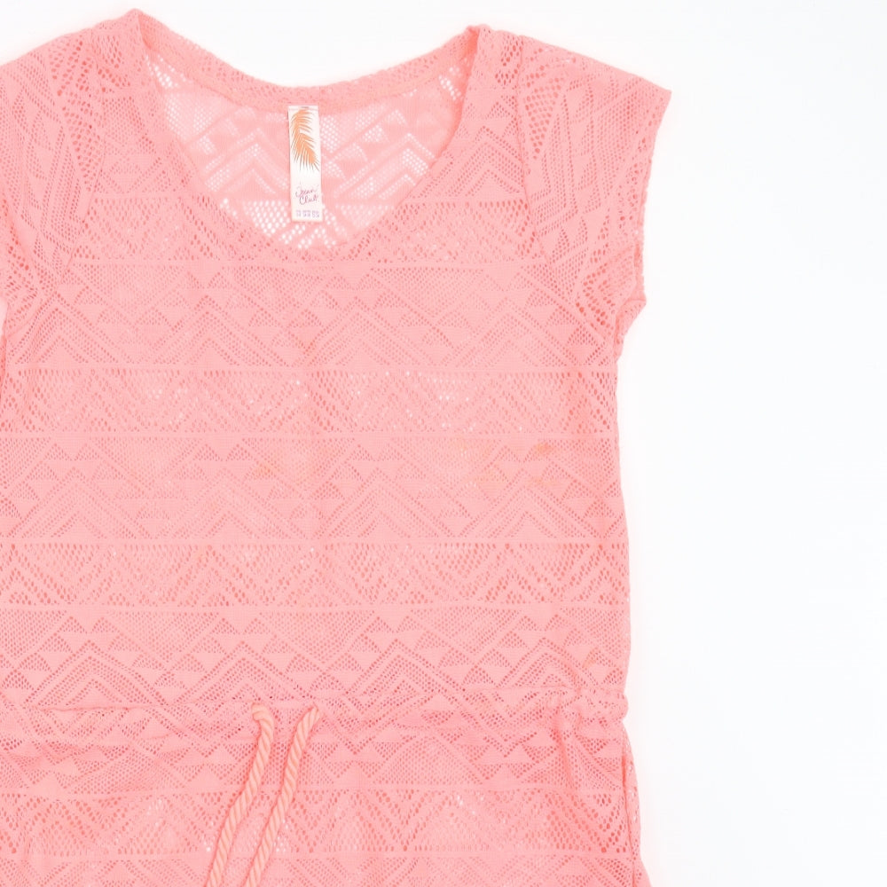 Ocean Club Womens Pink   Basic Blouse Size 8