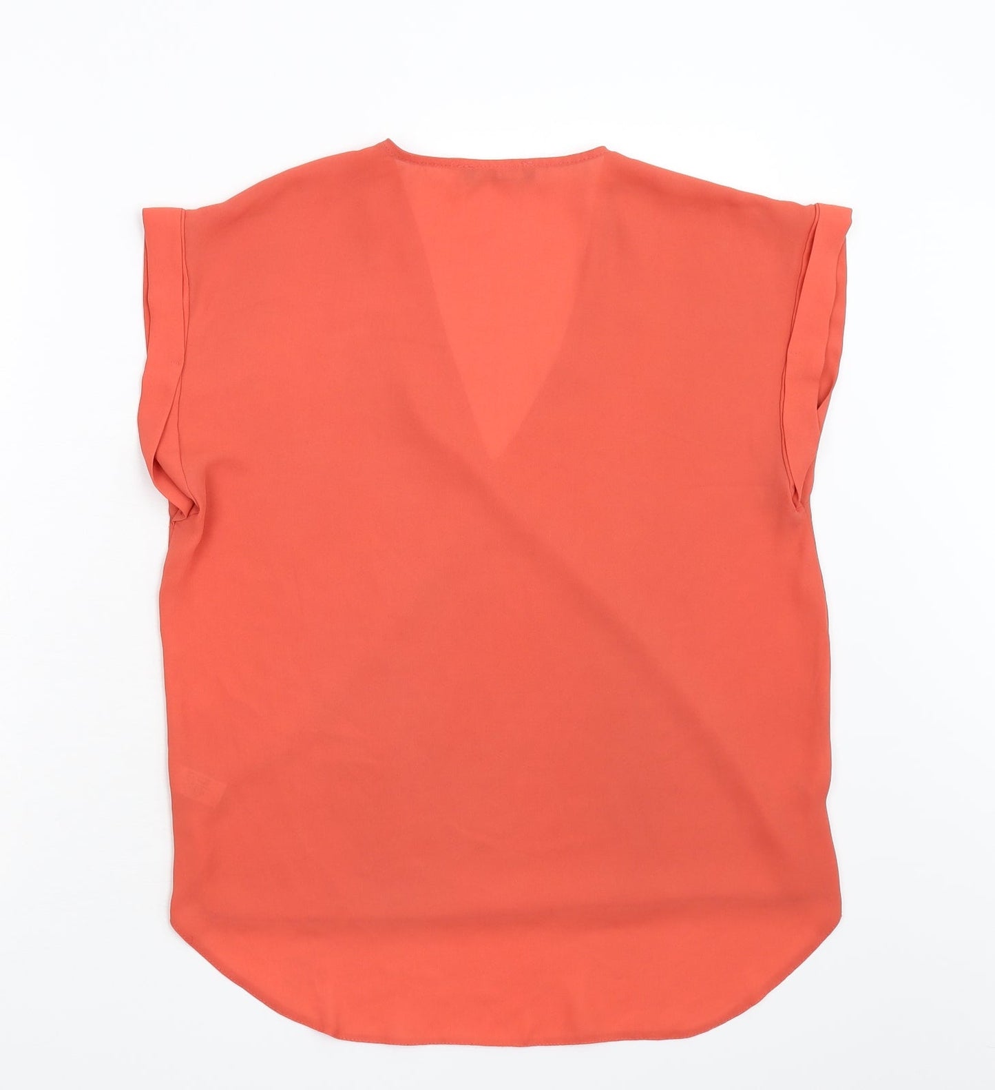 Select Womens Orange   Basic Blouse Size 12