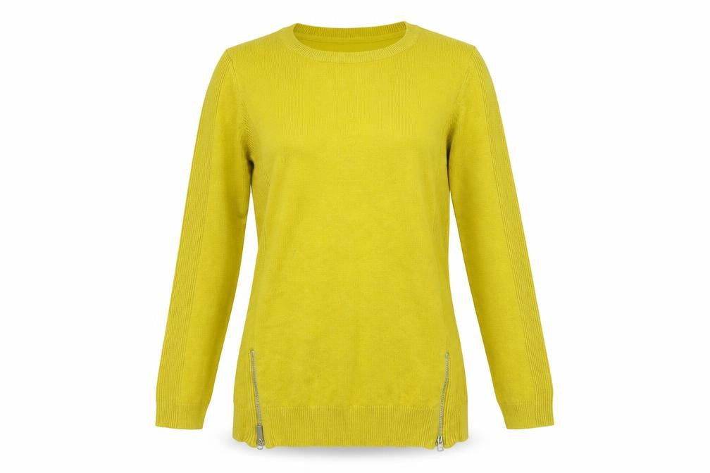 Red Herring Womens Yellow   Pullover Jumper Size 10