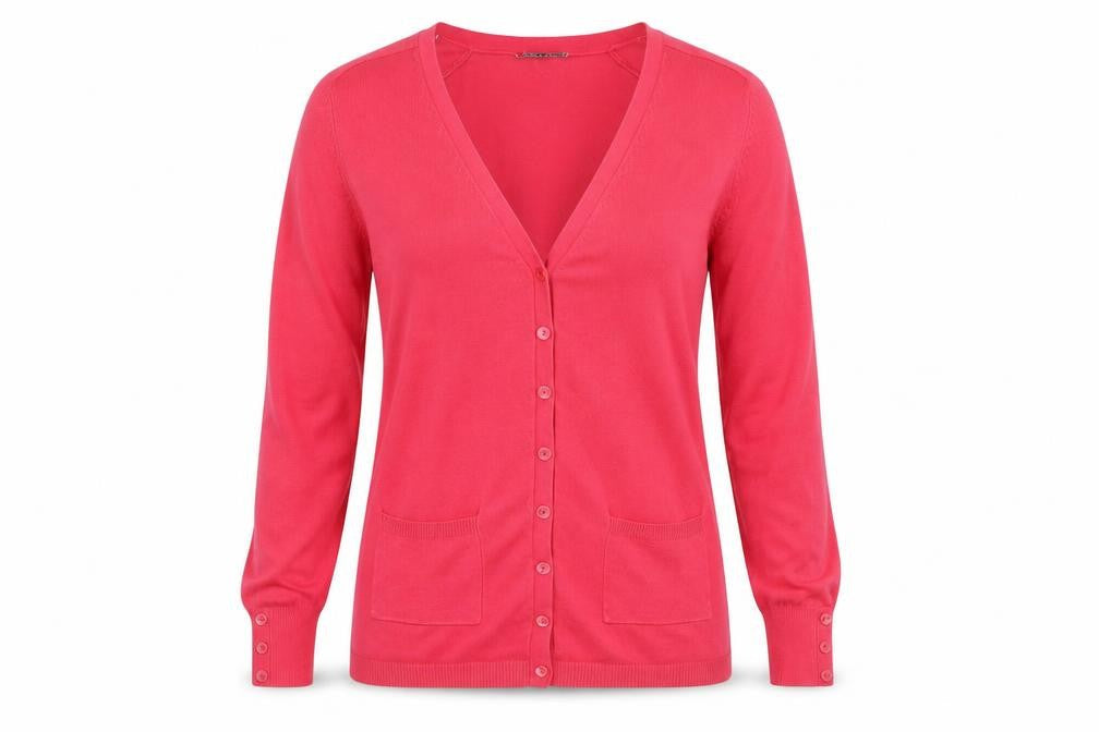 Matalan Womens Pink  Knit Cardigan Jumper Size 10