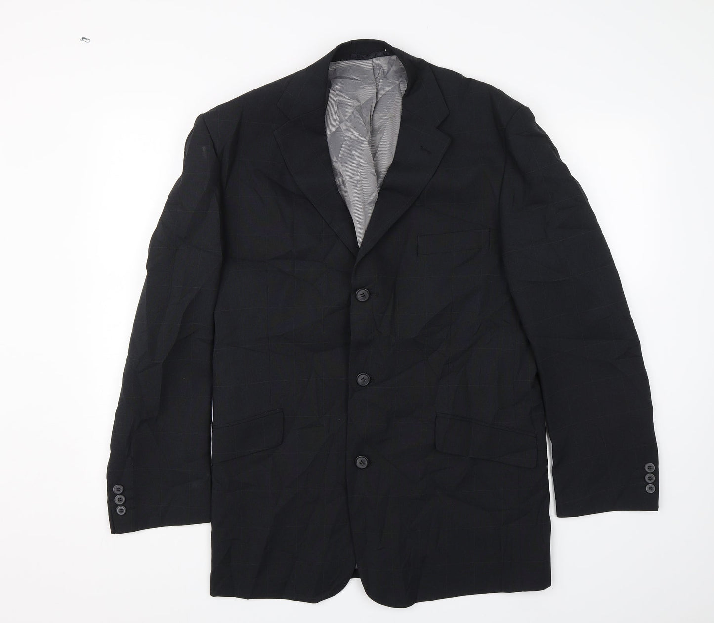 Signet Mens Black   Jacket Blazer Size 40