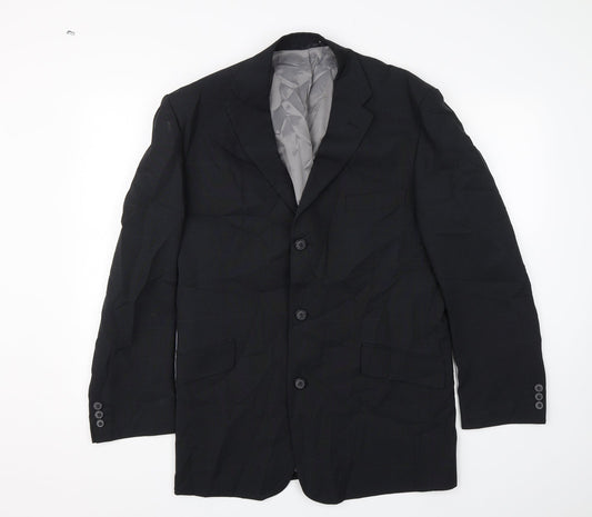 Signet Mens Black   Jacket Blazer Size 40