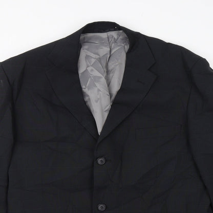 Signet Mens Black   Jacket Blazer Size 40