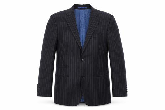 Next Mens Black Striped  Jacket Blazer Size 40