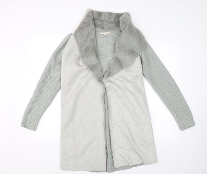 Sensations Womens Grey   Jacket Coatigan Size M