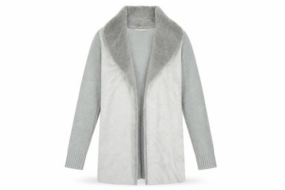 Sensations Womens Grey   Jacket Coatigan Size M