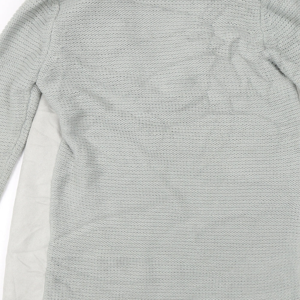 Sensations Womens Grey   Jacket Coatigan Size M