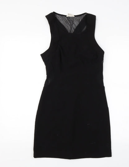 Additional front view of Silence + Noise women’s black mini, size S