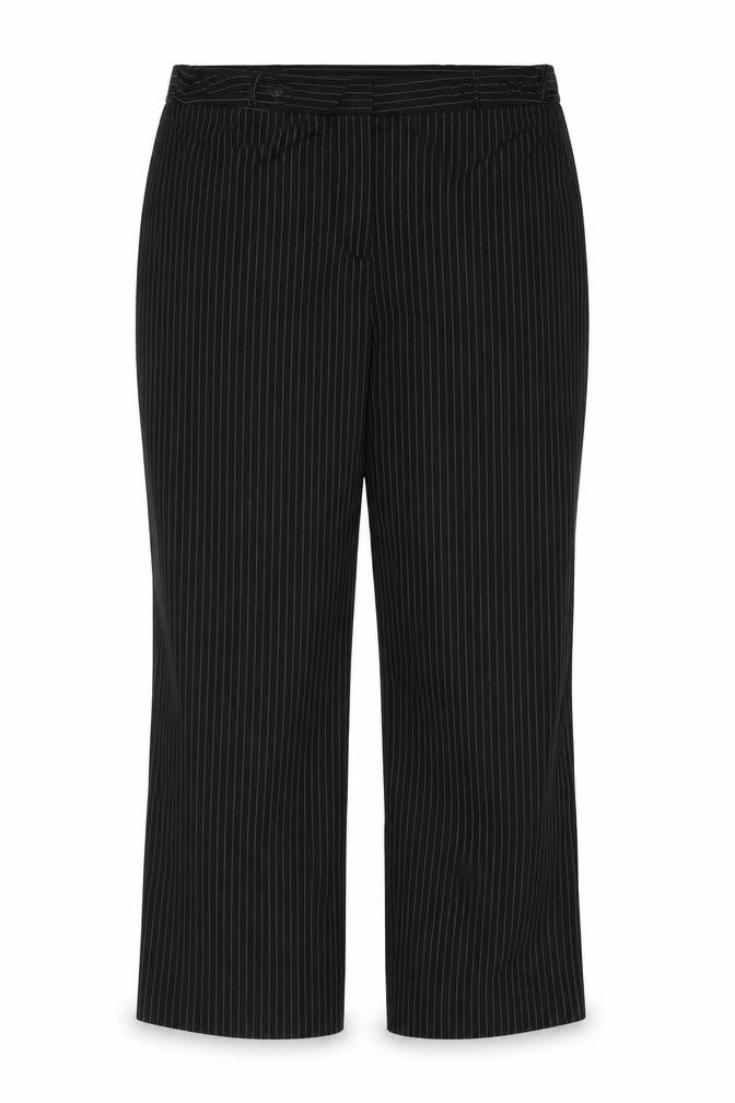 Wardrobe Womens Black Striped  Dress Pants Trousers Size 18 L26 in