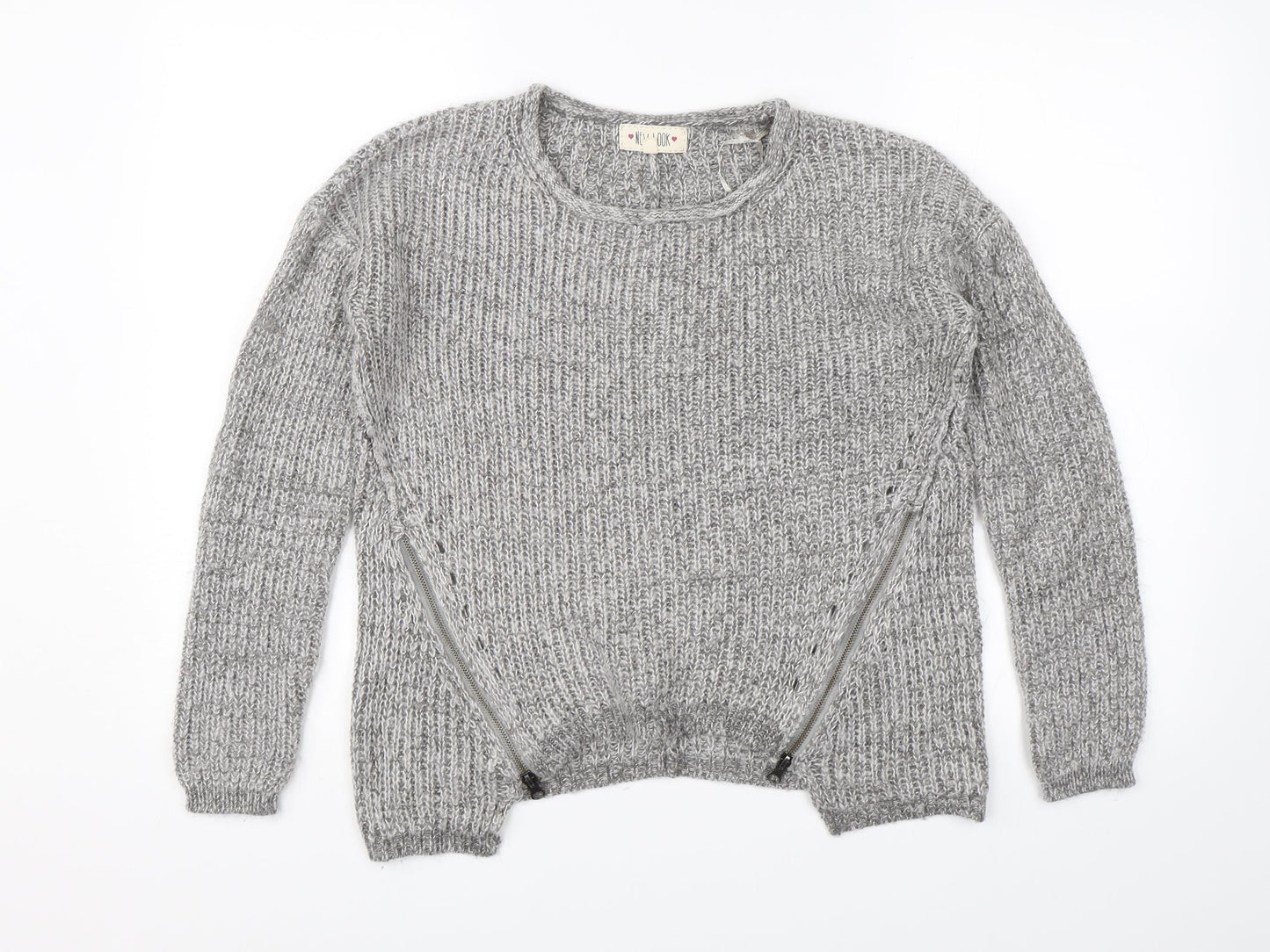 New Look Womens Grey   Pullover Jumper Size 10