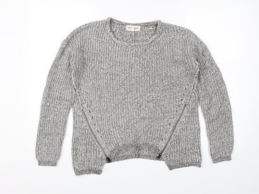 New Look Womens Grey   Pullover Jumper Size 10