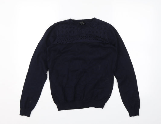 Dorothy Perkins Womens Blue   Pullover Jumper Size 8